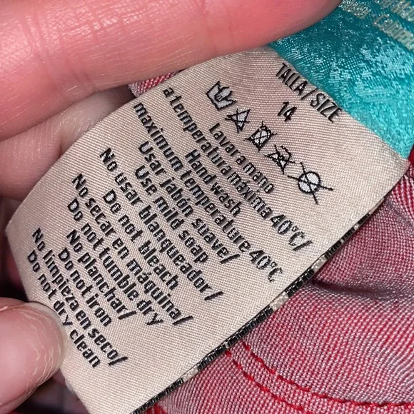 Women’s Lowell red jeans size 14 - Picture 6 of 9